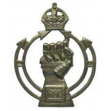 Royal Armoured Corps (R.A.C.) Cap Badge - King's Crown