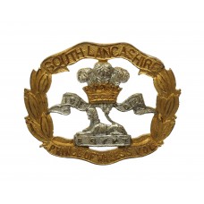South Lancashire Regiment Officer's  Silvered & Gilt Beret Badge