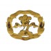 South Lancashire Regiment Officer's  Silvered & Gilt Beret Badge