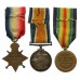 WW1 Casualty 1914-15 Star Medal Trio - Pte. O.G.B. Beck, 8th Bn. Border Regiment