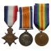 WW1 Casualty 1914 Mons Star Medal Trio - Pte. J. Kelshaw, 1st Bn. King's Liverpool Regiment - K.I.A. 16/5/15