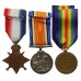 WW1 Casualty 1914 Mons Star Medal Trio - Pte. J. Kelshaw, 1st Bn. King's Liverpool Regiment - K.I.A. 16/5/15