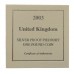 Royal Mint 2003 United Kingdom £1 One Pound Piedfort Silver Proof Coin