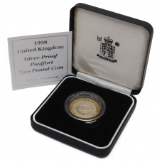 Royal Mint 1998 United Kingdom Silver Proof Piedfort Two-Pound £2