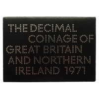 Royal Mint Decimal Coinage of Great Britain & Northern Ireland 1971 Annual Proof Coin Set
