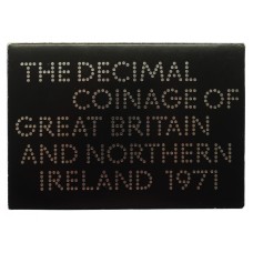 Royal Mint Decimal Coinage of Great Britain & Northern Ireland 1971 Annual Proof Coin Set