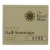 Royal Mint 2012 22ct Gold Proof Half Sovereign Coin 