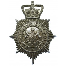 Manchester City Police Helmet Plate - Queen's Crown