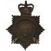 Kent Constabulary Night Helmet Plate - Queen's Crown