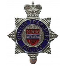 British Transport Police (B.T.P.) Enamelled Cap Badge - Queen's Crown