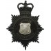 Durham Constabulary Black Helmet Plate - Queen's Crown