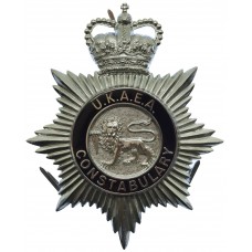 United Kingdom Atomic Energy Authority (U.K.A.E.A.) Constabulary Enamelled Helmet Plate - Queen's Crown