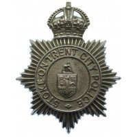 Stoke-on-Trent City Police Helmet Plate - King's Crown