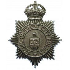 Stoke-on-Trent City Police Helmet Plate - King's Crown