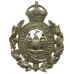 Birmingham City Police Wreath Helmet Plate - King's Crown