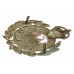 Birmingham City Police Wreath Helmet Plate - King's Crown