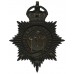 Metropolitan Police 'W' Division (Clapham) Helmet Plate - King's Crown 