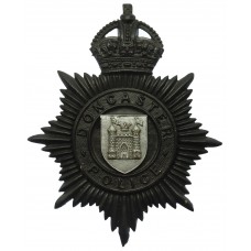 Doncaster Borough Police Night Helmet Plate - King's Crown