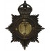 Doncaster Borough Police Night Helmet Plate - King's Crown