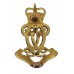 Queen's Own Hussars Officer's Collar Badge - Queen's Crown