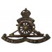 South African Artillery Cap Badge - King's Crown (Revolving Wheel)
