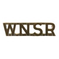 West Nova Scotia Regiment (W.N.S.R.) Shoulder Title