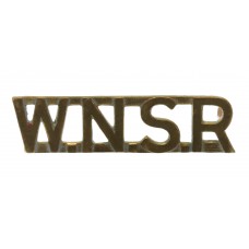 West Nova Scotia Regiment (W.N.S.R.) Shoulder Title