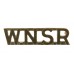 West Nova Scotia Regiment (W.N.S.R.) Shoulder Title
