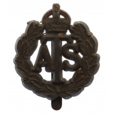 Auxiliary Territorial Service (A.T.S.) WW2 Plastic Economy Cap Badge