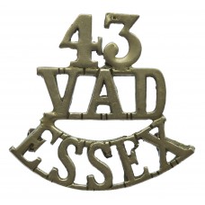 Voluntary Aid Detachment Essex (43/VAD/ESSEX) Shoulder Title