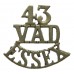 Voluntary Aid Detachment Essex (43/VAD/ESSEX) Shoulder Title