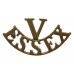 Essex Regiment Volunteer Battalions (V/ESSEX) Shoulder Title