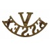 Essex Regiment Volunteer Battalions (V/ESSEX) Shoulder Title