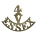 4th Volunteer Bn. Essex Regiment (4/V/ESSEX) Shoulder Title