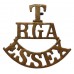 Essex Territorials Royal Garrison Artillery (T/RGA/ESSEX) Shoulder Title