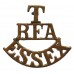 Essex Territorials Royal Field Artillery (T/RFA/ESSEX) Shoulder Title