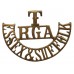 Essex & Suffolk Territorials, Royal Garrison Artillery (T/R.G.A./ESSEX & SUFFOLK) Shoulder Title
