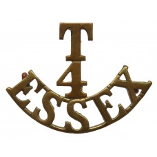 4th Territorial Bn. Essex Regiment (T/4/ESSEX) Shoulder Title