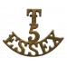 5th Territorial Bn. Essex Regiment (T/5/ESSEX) Shoulder Title