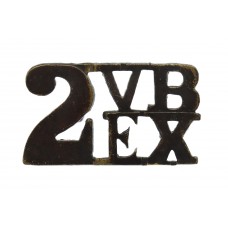 2nd Volunteer Bn. Essex Regiment Slouch Hat Badge
