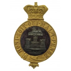 Victorian Essex Regiment Officer's Glengarry Badge