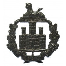 Essex Regiment Unmarked Silver Officer's Cap Badge