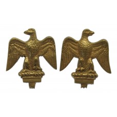 Pair of Essex Regiment Officer's Collar Badges (c.1954-1958)