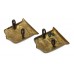 Pair of Essex Regiment Collar Badges 