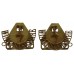 Pair of 7th Territorial Bn. Worcestershire Regiment (T/7/WORCESTERSHIRE) Shoulder Title