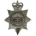Derbyshire Constabulary Enamelled Helmet Plate - Queen's Crown
