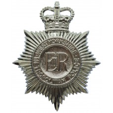West Yorkshire Metropolitan Police Helmet Plate - Queen's Crown
