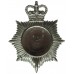 Bedfordshire Police Enamelled Helmet Plate - Queen's Crown