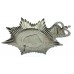 British Transport Police (B.T.P.) Chrome Helmet Plate - Queen's Crown