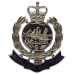 Royal Hong Kong Police Enamelled Cap Badge - Queen's Crown